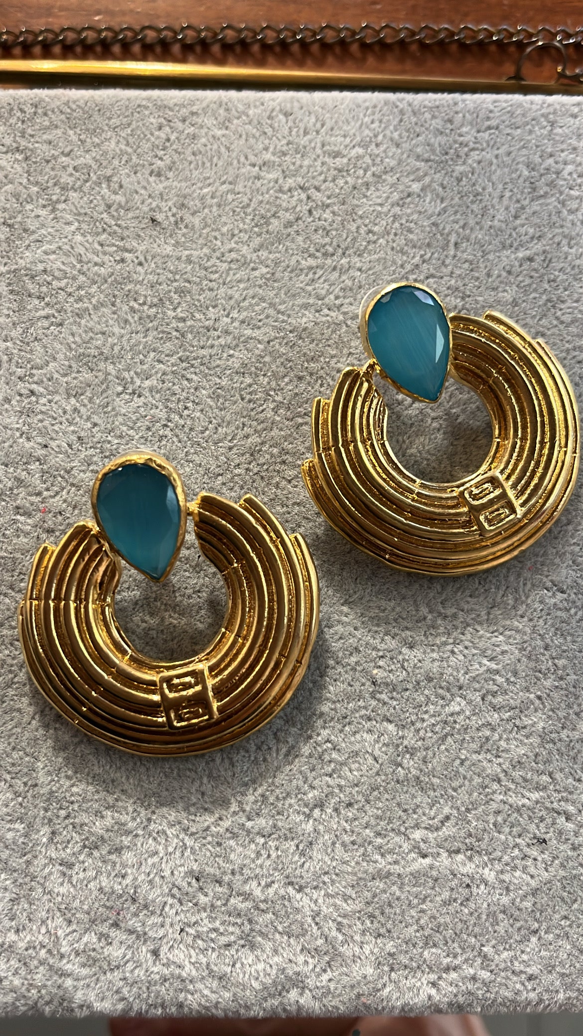 Pendientes Cairo Turquesa