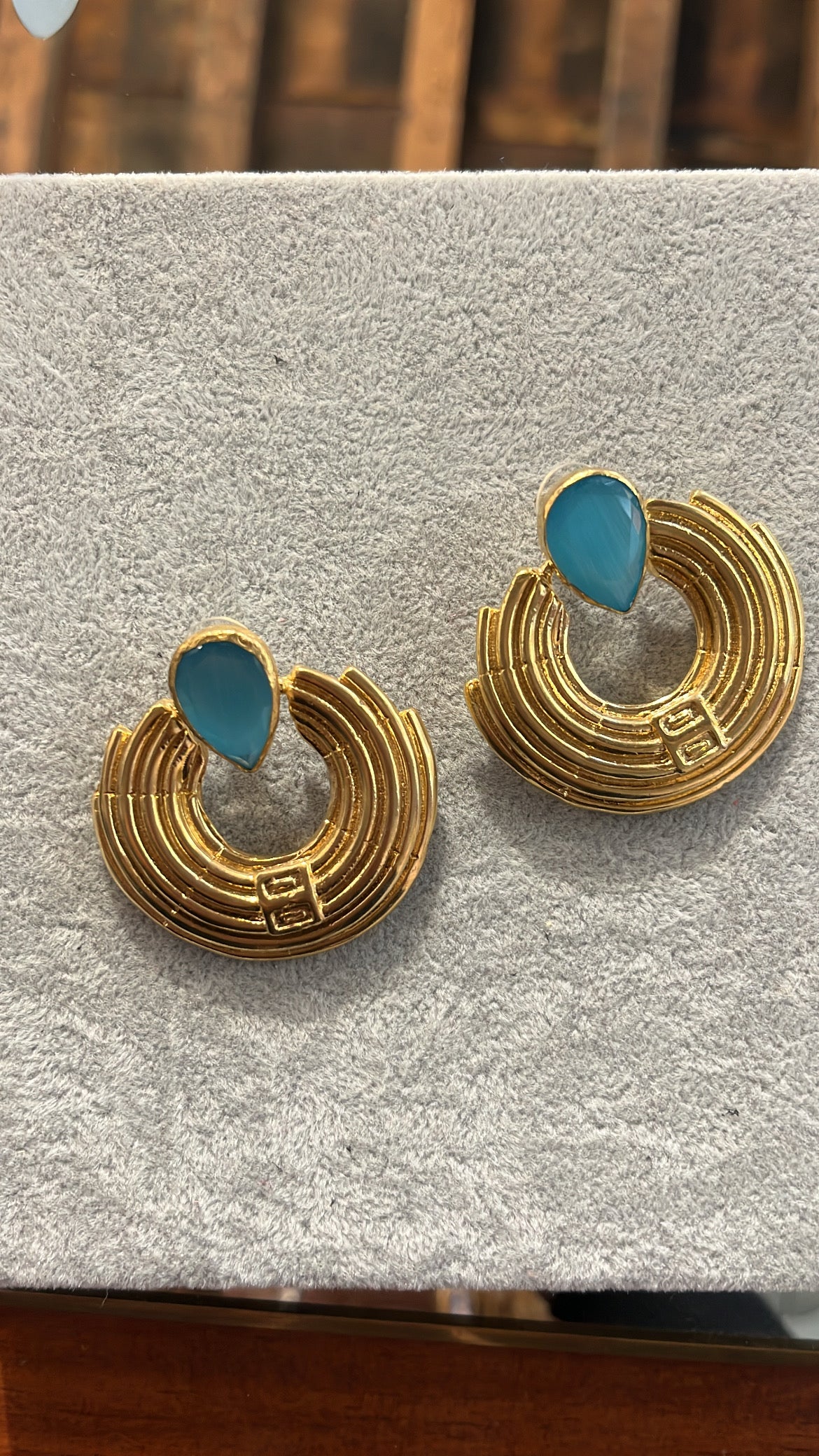 Pendientes Cairo Turquesa