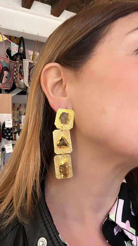 Pendientes Esparta Tostados